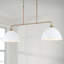 Lustre linéaire moderne à 2 lumières Ross-94582160