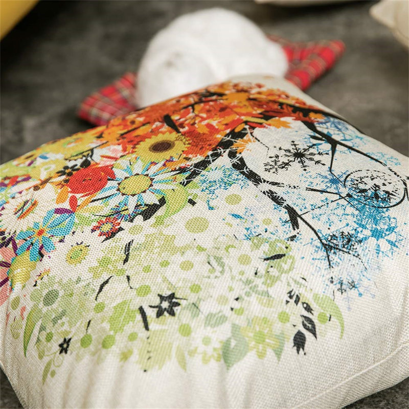 Kelson Beige Square Cushion Cover