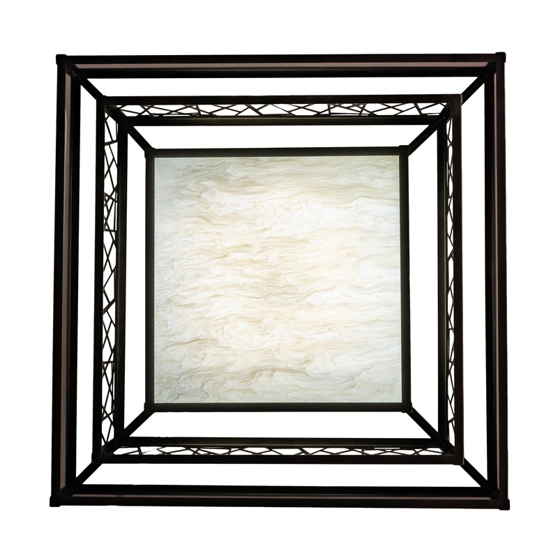 Quadrato 1 - Light LED Semi Flush Mount