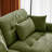 Over Size Modern Two-Seater Sofa With Ottoman-590428402