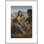 Vierge à l'enfant avec Sainte-Anne par Léonard de Vinci, impression giclée encadrée