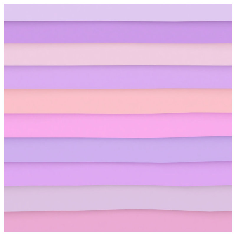 Édredon à rayures roses et mauves, Lit simple