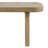 Bucz Modern Rustic Solid Pine Dining Bench with Flared Legs