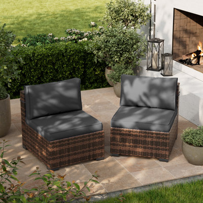Flarrie 2-Person Patio Seating Group with Cushions