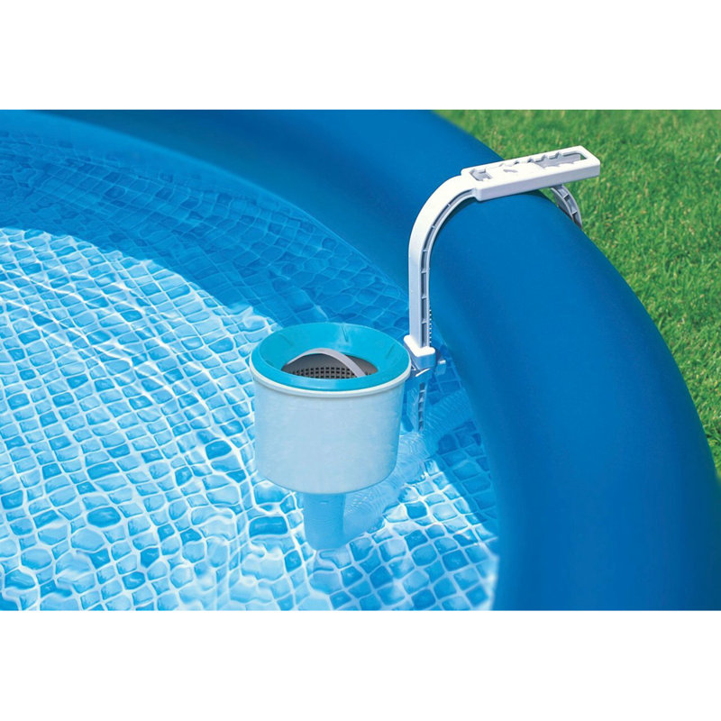Intex Prism Frame Pool Set With Filter Pump 10ft X 30in Plus Deluxe Pool Skimmer
