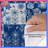 Blue White Floral Pattern Duvet Covers-127458612
