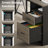 Daymen 63'' L Shaped Home Office Desk with 2 File &Storage Drawers, Corner Executive Desks with Monitor Stand and Open Compartments-399837374