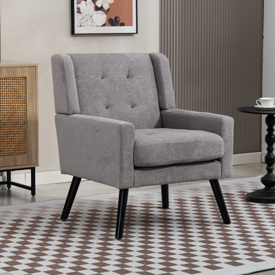 Fauteuil d'appoint 26,77 po Mid-Century Modern