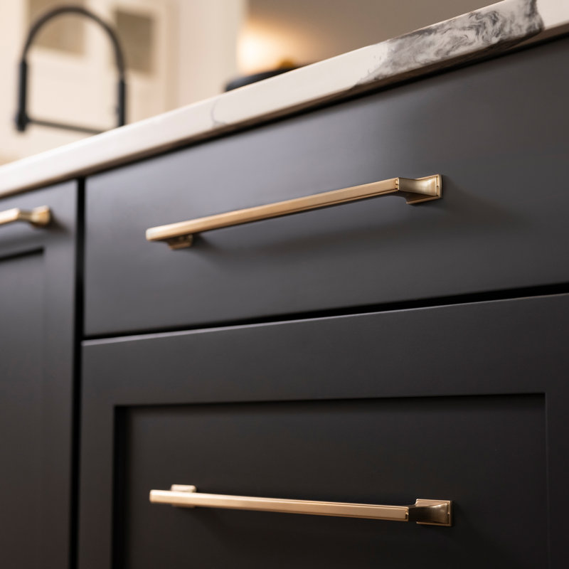 Brownstone Bar / Handle Pull, 8 13/16", Champagne Bronze
