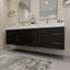 Ensemble de meuble-lavabo double mural 83,4 "-70381374
