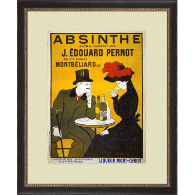 Absinthe - Publicité encadrée sur papier