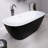 65'' x 30'' Freestanding Soaking Tub  Stand Alone Acrylic Bathtub with Center Drain-93280711