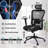 Heavy Duty Ergonomic Desk Office Chair, High Back Home Computer Chair With Adjustable Swivel 3D Armrests For Comfort Lumbar Supports Up To 400Lbs-910533841-910533840