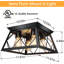 Plafonnier encastré 4 lumières 11,8 po Lopardo-1508085506-1500978189