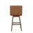 Kaylnn Mid-Century Modern Swivel Rubberwood Counter Or Bar Height Barstool With Faux Leather Seat-1417853036-1417853027