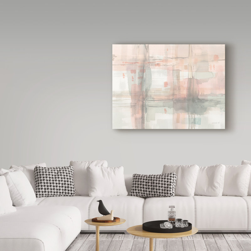 « intersect ii », reproduction de peinture à l’acrylique sur toile tendue, H 18 po x l 24 po x P 2 po