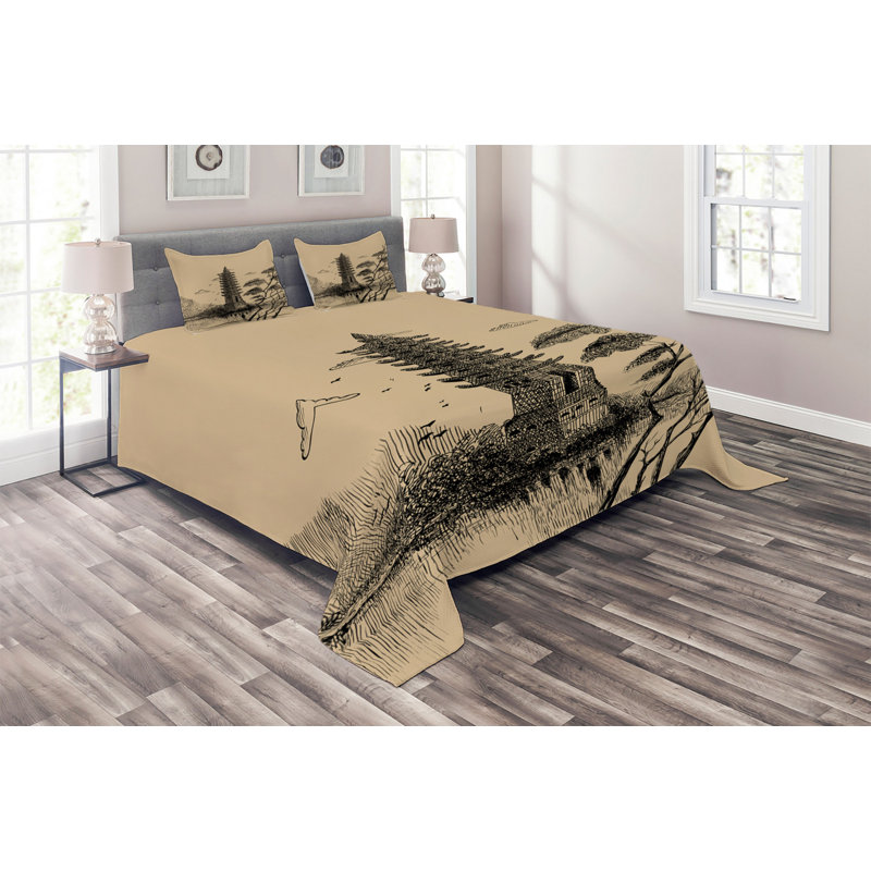 Eclectic Polyester Coverlet