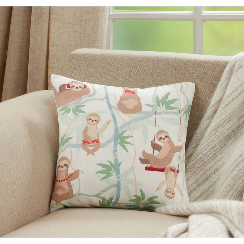 Coussin paresseux ludique 16 x 16