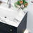 Bathroom Sink Vanity Top - 31 Inch White Marble, 4" High Backsplash, Water Damage Protection, Sintered Stone 31" Rectangular Sink, Absorption Prevention, Pre-Drilled Faucet Hole, Construction-138276553