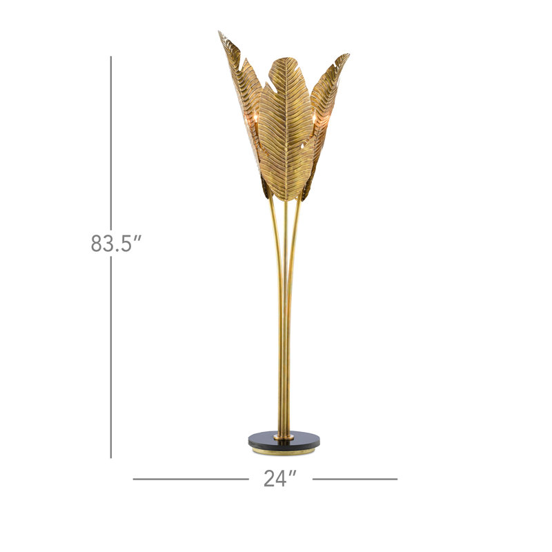 Lampe sur pied 83,5 "Tropical