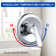 Single Handle 5-Spray Patterns Round Shower Faucet 1.8 Gpm With Corrosion Resistant And Tub Spout