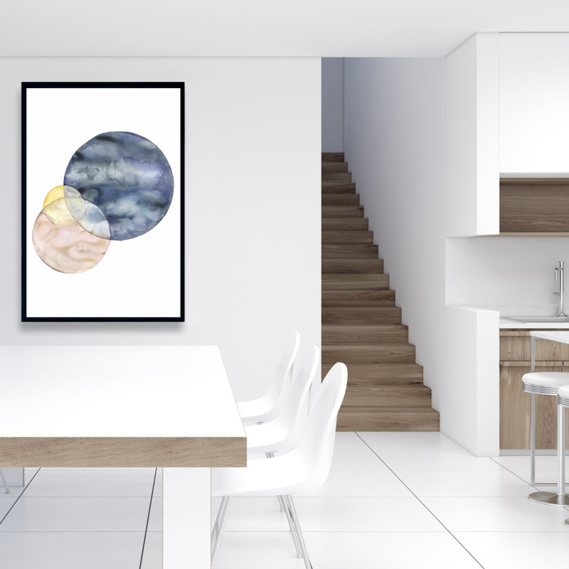 Circles Print On Canvas