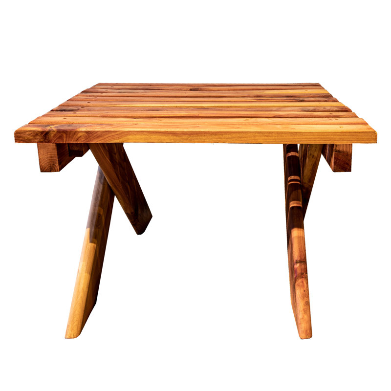 Ozark Mountain Red Cedar Table, 22" W x 24" L x 16" H