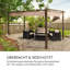 Pantheon 3m x 4m Aluminum Pergola-104563906-104563905
