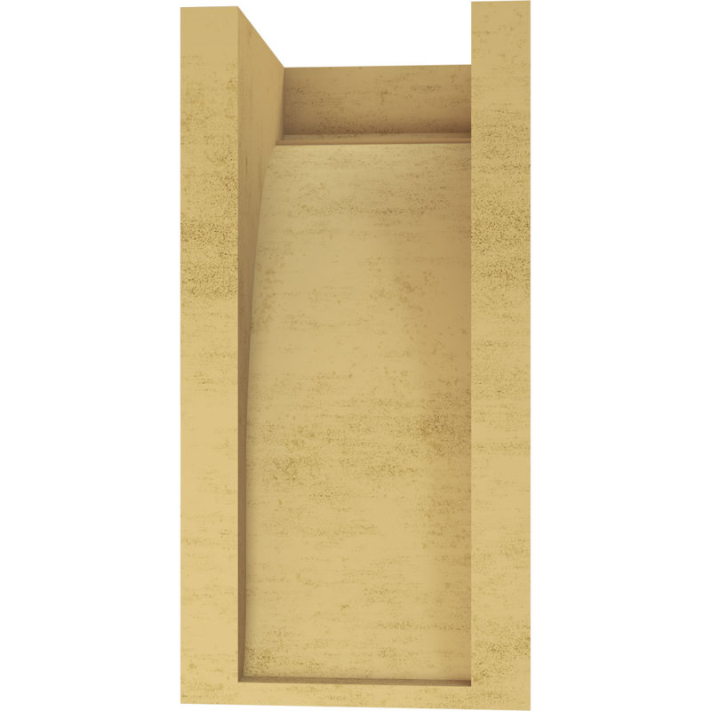 Bois de cèdre brut olympique TimberThane Corbel, brun clair apprêté, H 12 po x l 6 po x P 6 po