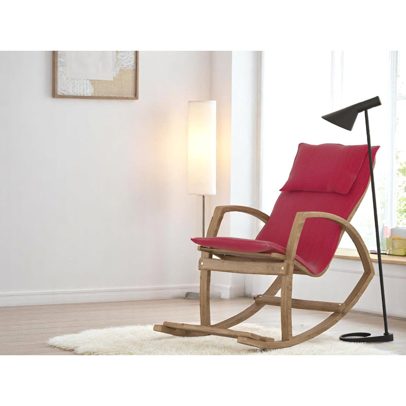 Chaise berçante Modern, Rouge