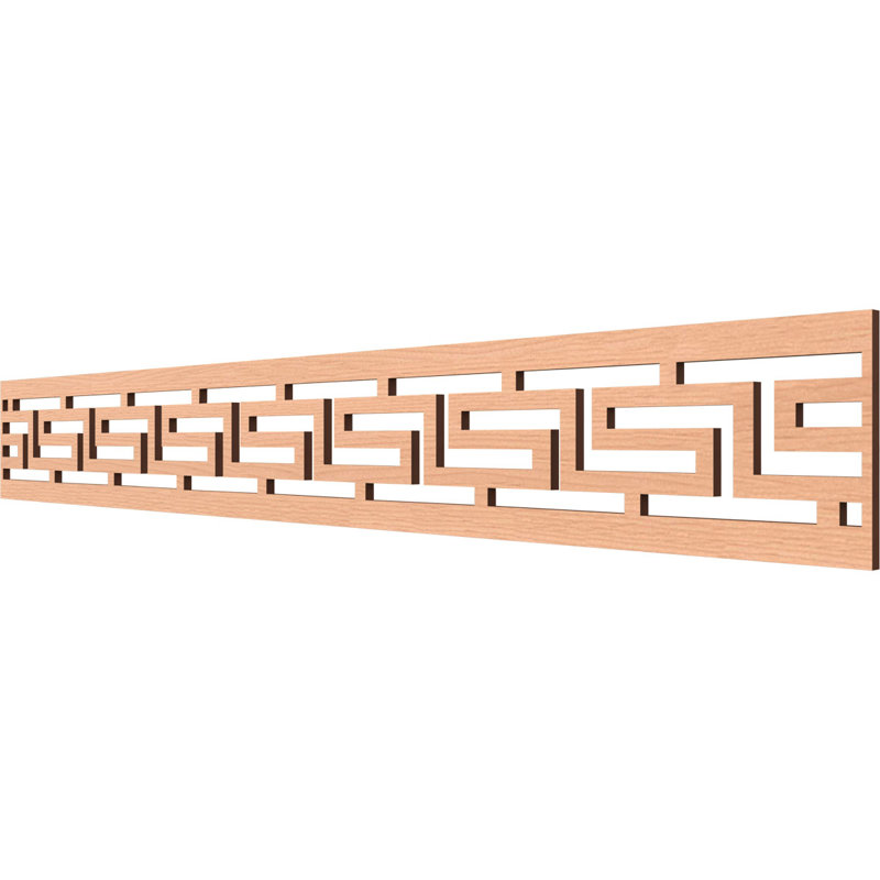 Moulure de panneau H T, H 6 po x l 46,5 po x P 0,375 po, Aulne
