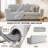 Stretch Pet Friendly Sofa Slipcover - Washable Couch Slip Cover Furniture Protector-88359766-51370891