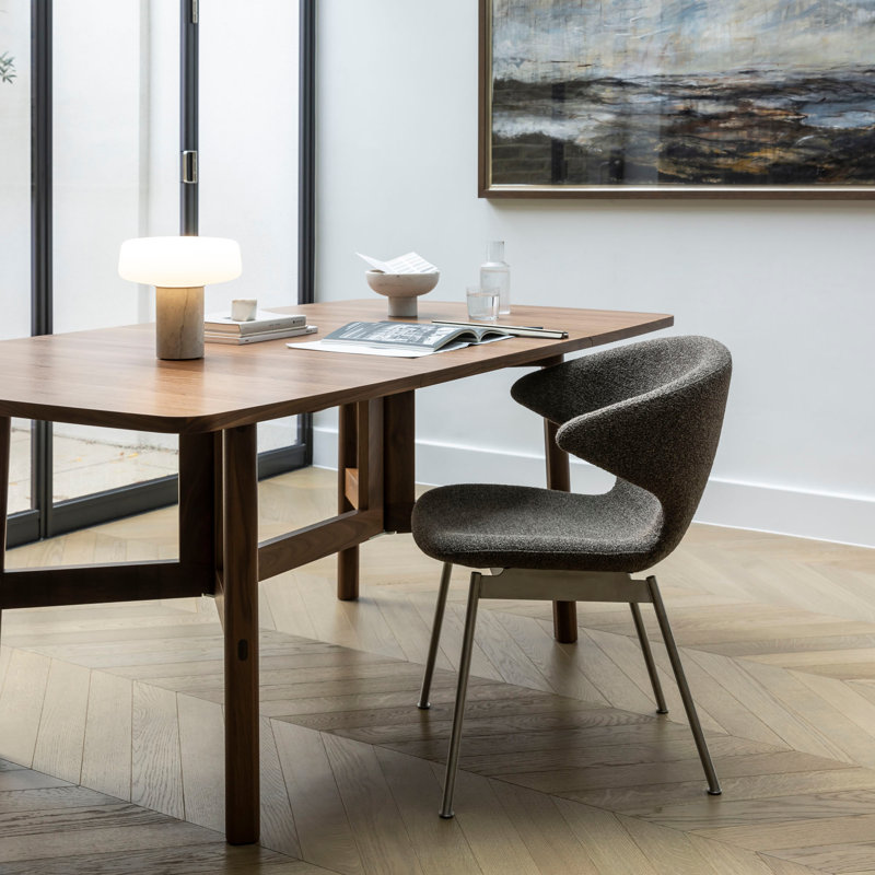 Marlow Dining Table, Brown Wood
