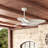 Hunter 52 inch Tropic View Damp Rated Ceiling Fan with Lights and Wall Control-110404131