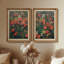 Ensemble de 2 œuvres d'art abstraites encadrées de qualité supérieure sur toile de qualité supérieure avec cadre de 26 po x 36 po-886684391