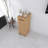 12 Inch Freestanding Bathroom Storage Cabinet, Soft Close Doors, Light Oak