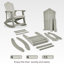 Chaise Adirondack berçante Aweys-1768631347