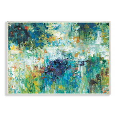 « réflexions blue abstract landscape », reproduction d’art
