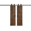 Porte de grange à panneaux et en bois avec quincaillerie d'installation-69420419-69420410