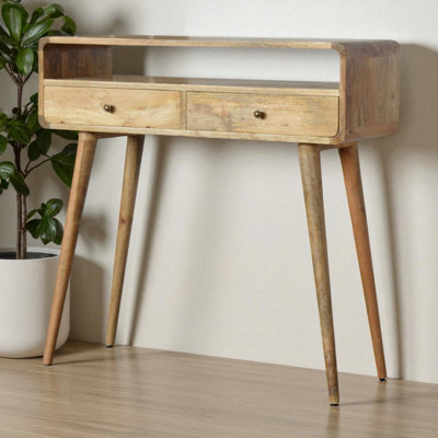 90cm Solid Wood Console Table