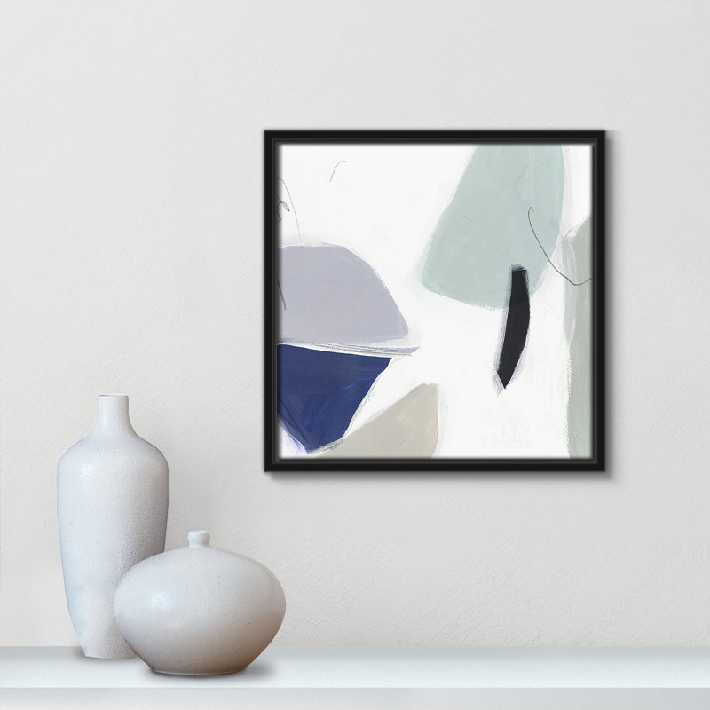 «August Eve Floater Frame», peinture sur toile, Toile noire, H 13,5 po x l 13,5 po x P 2 po