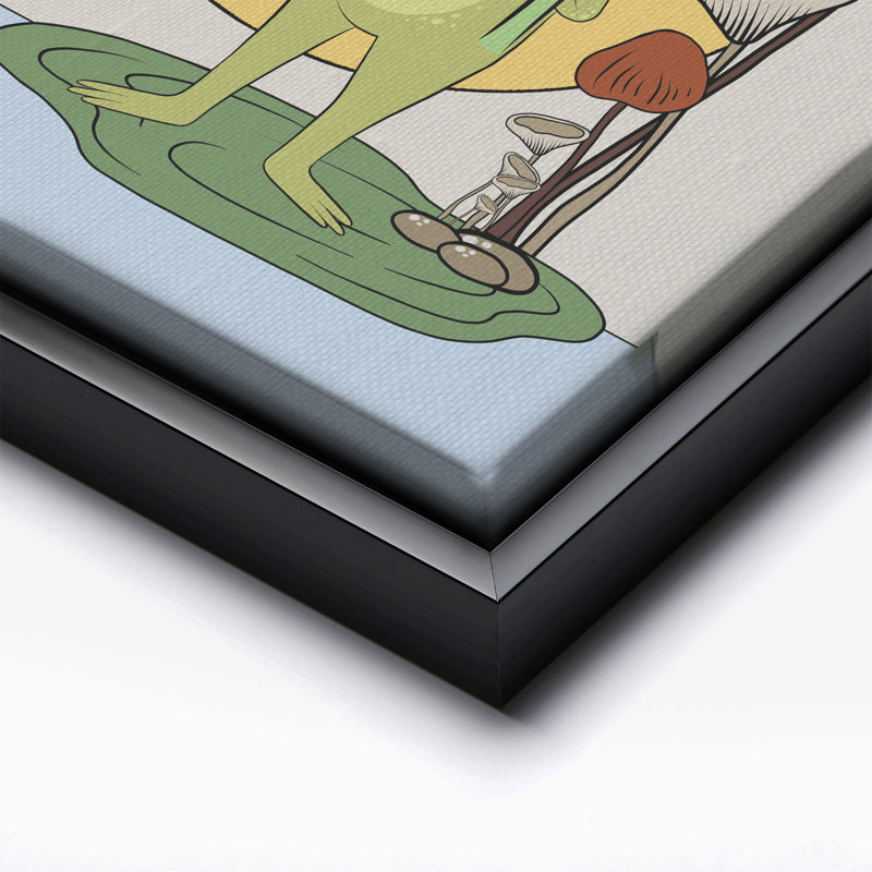 Be Kind To All Kinds, 11"H x 14"W, Canvas, Black Framed