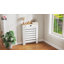HOMCOM Radiator Cover with Drawer, Horizontal Slat, 78cm, White