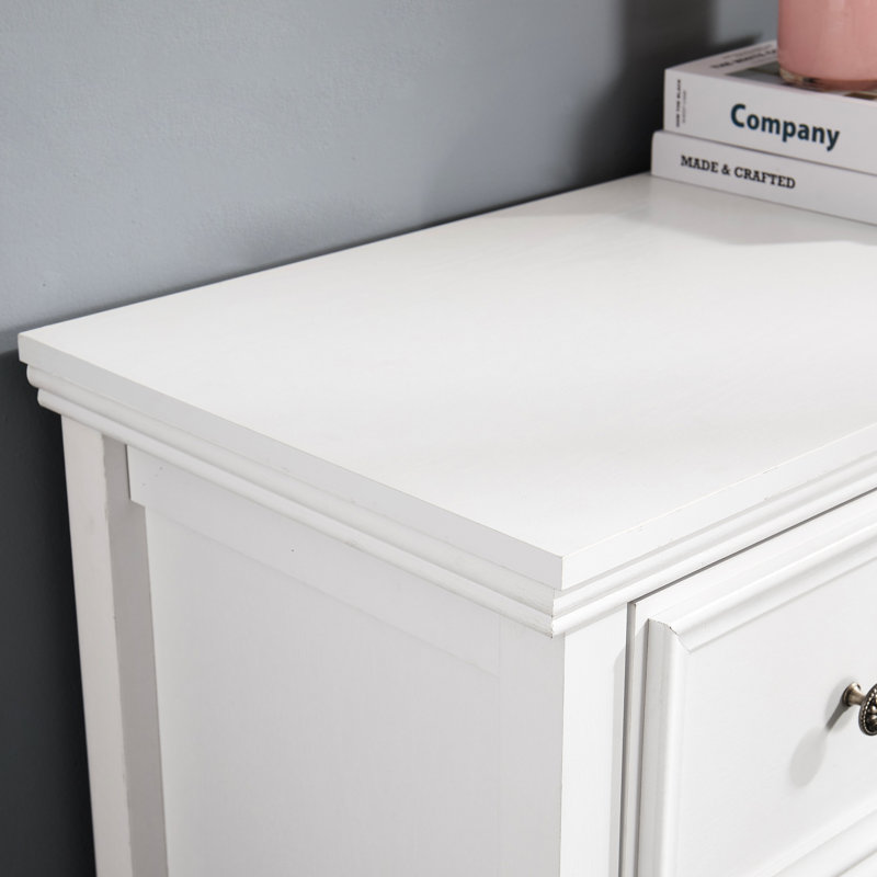 Armoire 7 tiroirs Living Room, White
