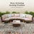 Argyri 5 - Person Outdoor Seating Group with Cushions-98201454-98373853