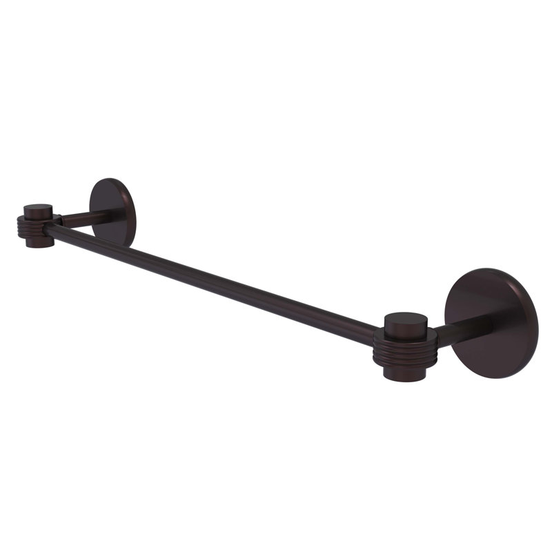 Barre à serviettes murale 36" Satellite Orbit One, Bronze antique, H 3 po x l 20,5 po x P 3,9 po