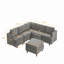 Canapé modulaire moderne, canapé-lit 6 places-2036386954