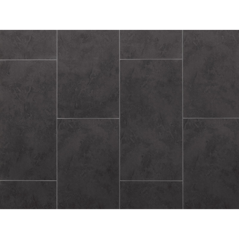 Stone Composite 12" W x 23.15" L x 9.5mm Luxury Vinyl Tile - 800 Sq.Ft., Slate Gray