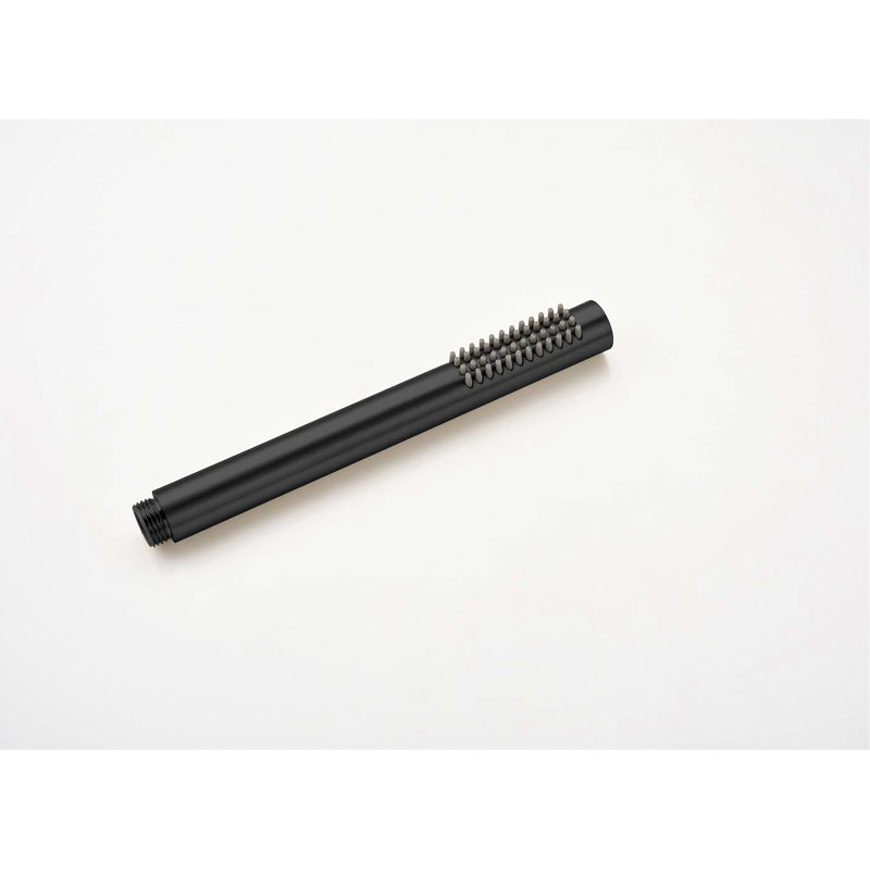 Douche murale pour salle de bain en noir mat - fabriquée en laiton luxueux et en acier inoxydable, Noir mat