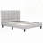 Upholstered Full Size Platform Bed Frame-856175704